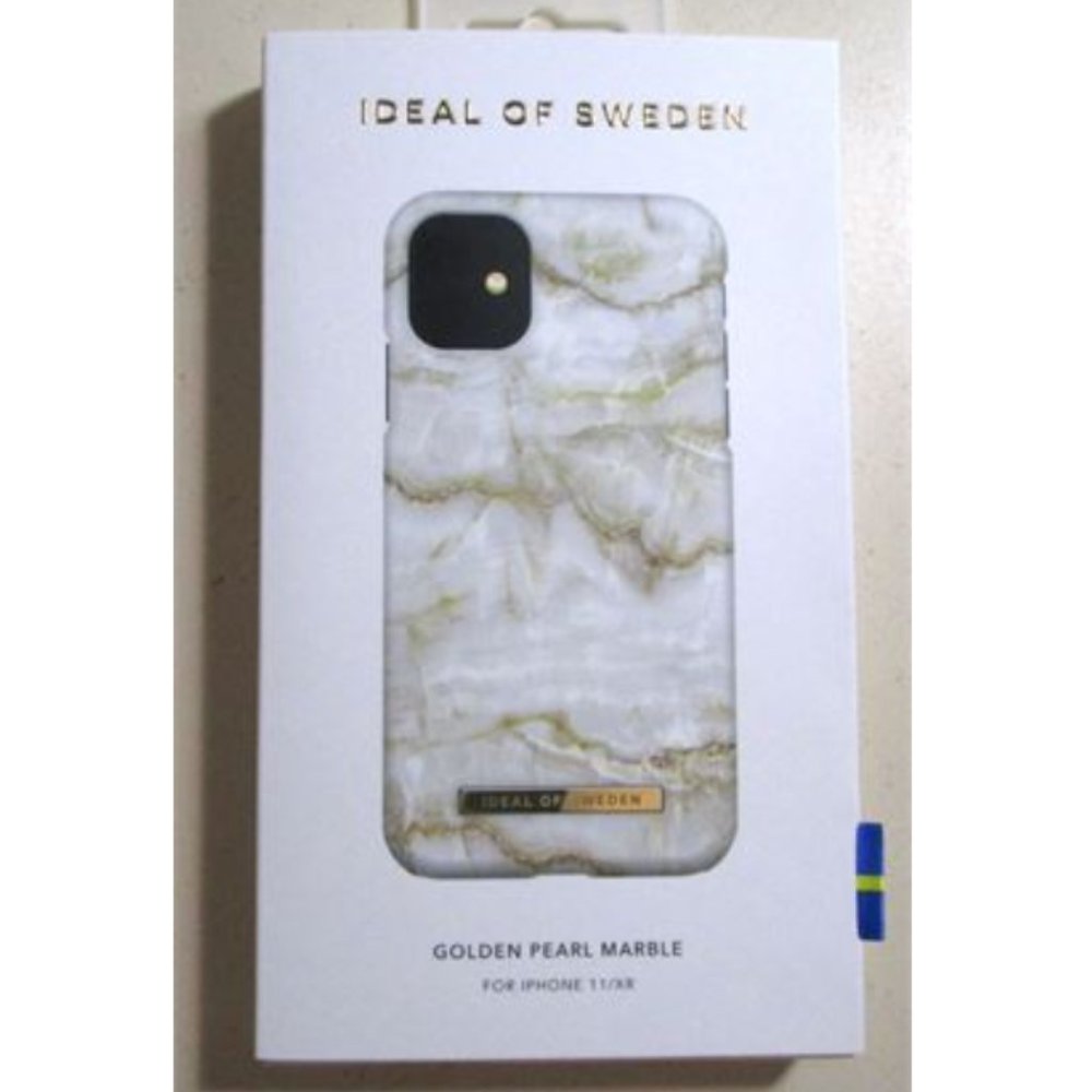 iDeal of Sweden Protective Case For iPhone 11/XR Golden Pearl Marble Brand New